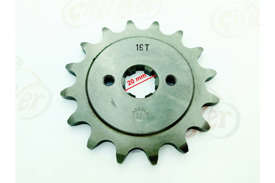 SPADA 150 ÖN DİŞLİ 520-16T İÇ 20 mm 6 TIRNAKLI ÖM