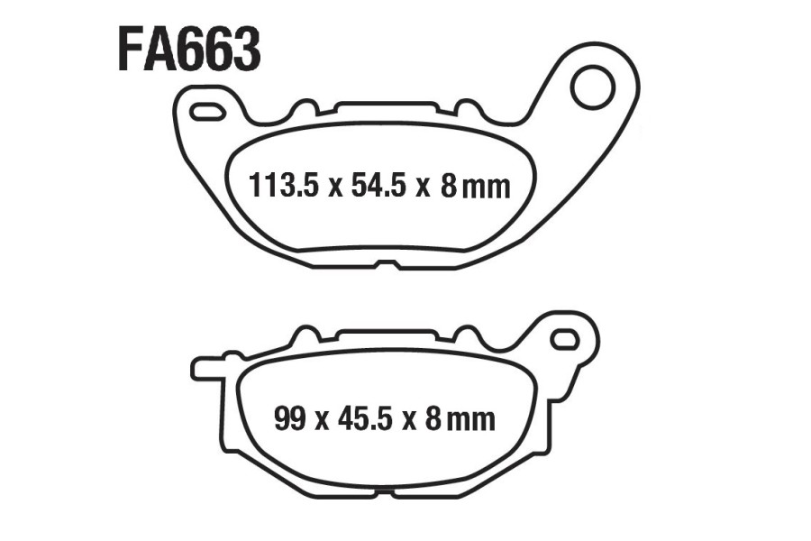 YAMAHA R25 MT-25 ÖN FREN DİSK BALATASI FA663 A KALİTE